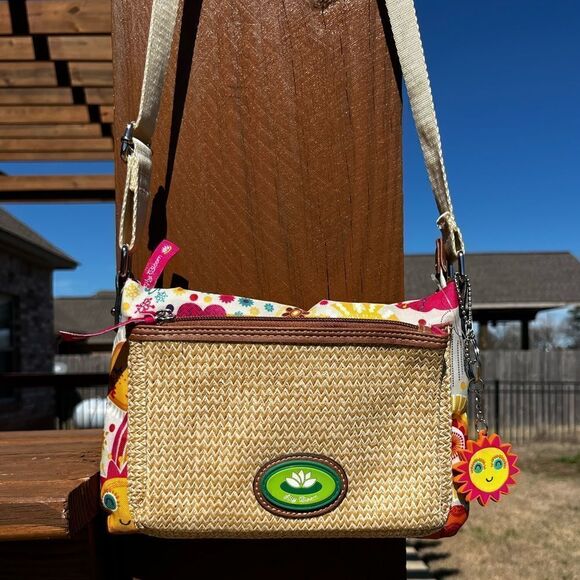 Lily Bloom You Are My Sunshine With Sun Keychain Crossbody Bag - Picture 2 of 12